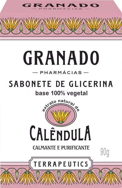 SABONETE GRANADO 090G GLICERINA TERRAPEUTICS CALÊNDULA