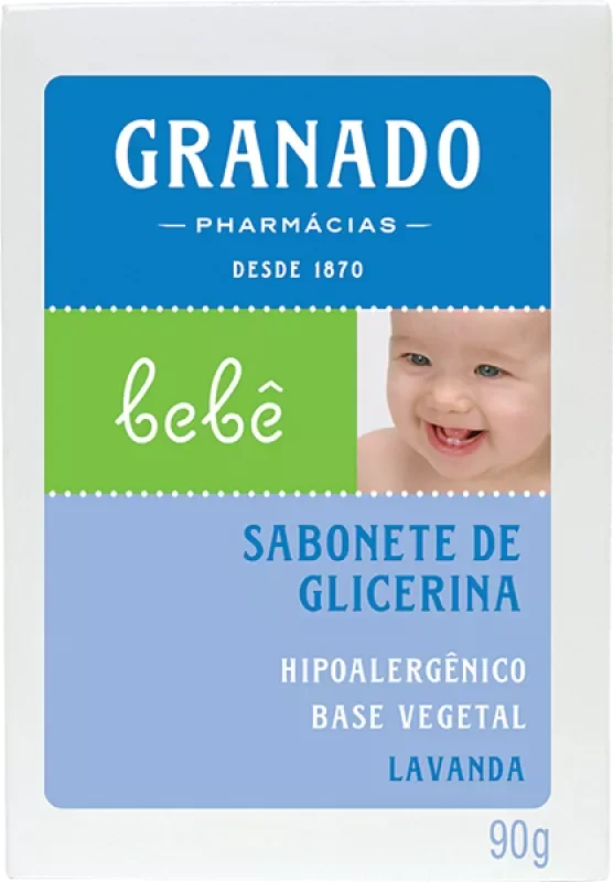 SABONETE GRANADO BEBÊ 090G GLICERINA LAVANDA