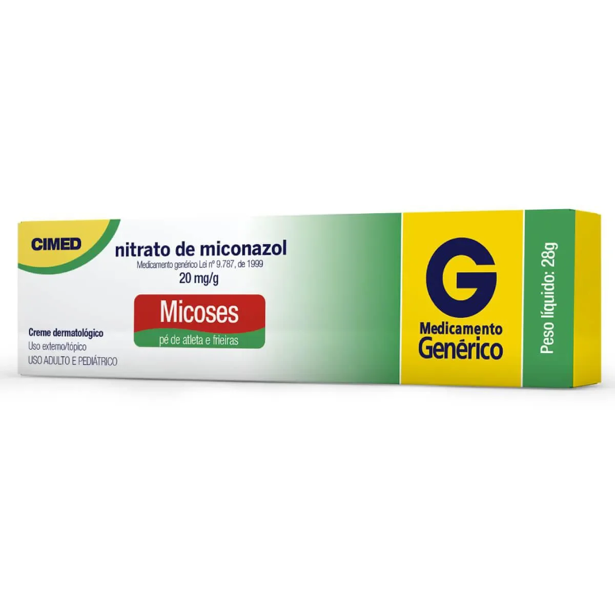 Nitrato de Miconazol 20mg Cimed Creme Dermatológico 28g