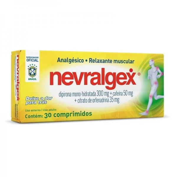 Nevralgex 300mg + 50mg + 35mg com 30 Comprimidos