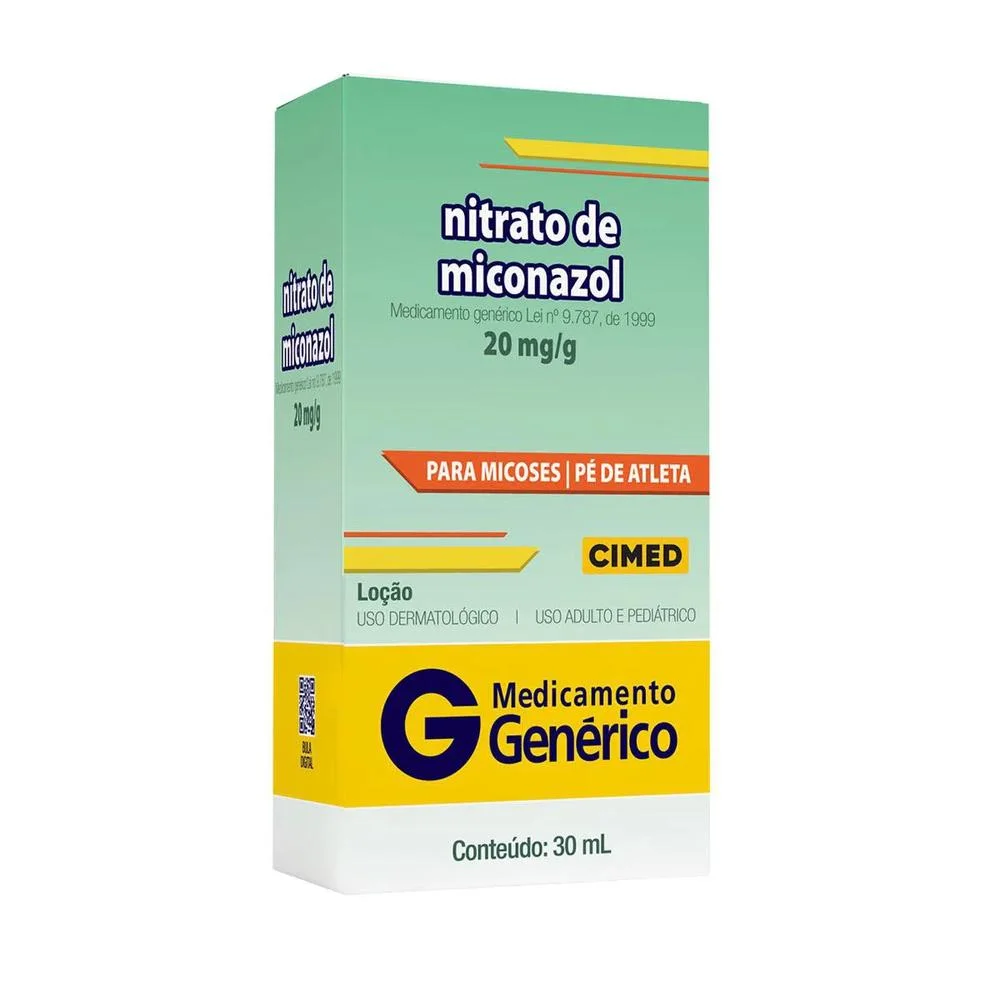 Nitrato de Miconazol 20mg Loção 30ml