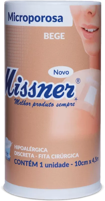 FITA MISSNER MICROPOROSA 10CMX4,5M BEGE