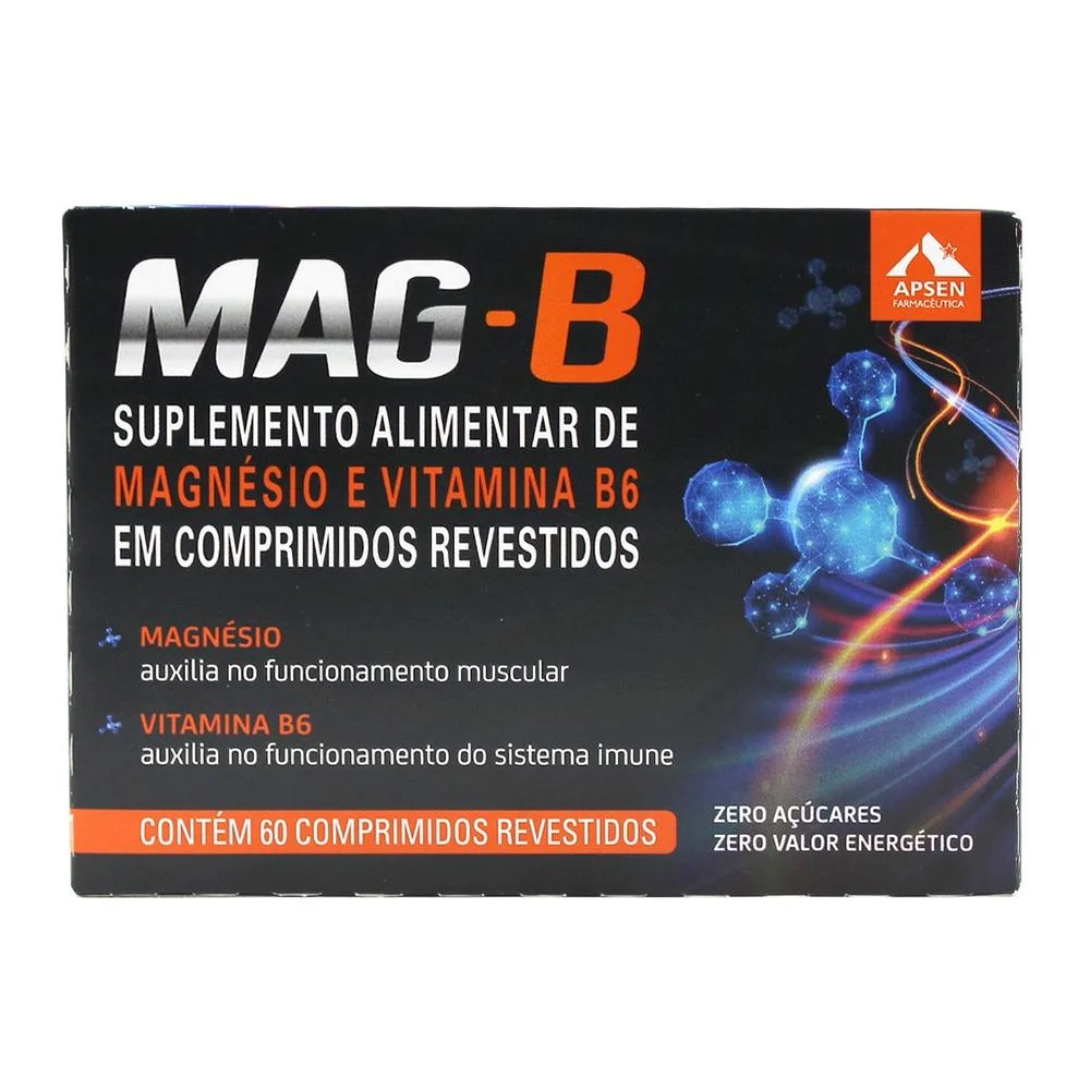 Mag B com 60 Comprimidos Revestidos