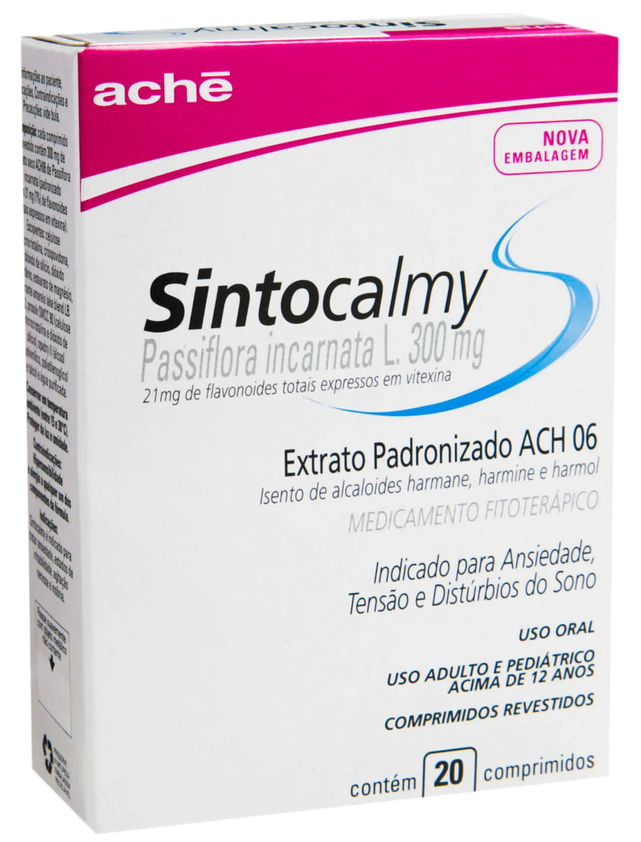 Sintocalmy 300mg com 20 Comprimidos Revestidos