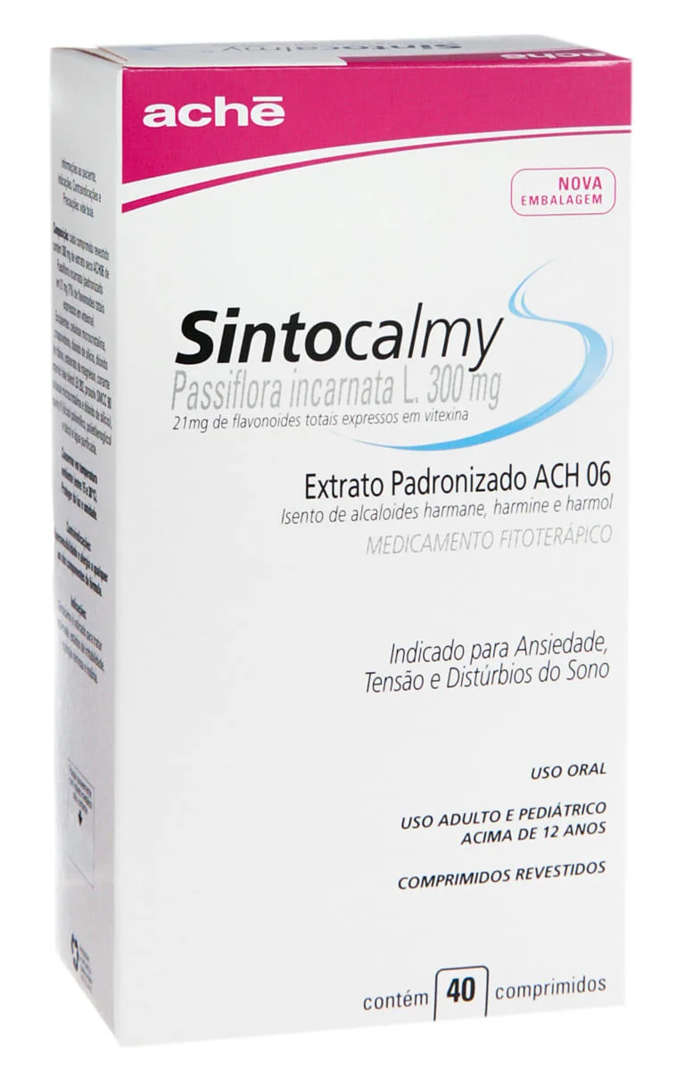 Sintocalmy 300mg com 40 Comprimidos Revestidos