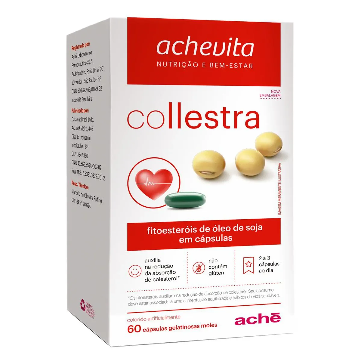 Collestra 650mg com 60 cápsulas