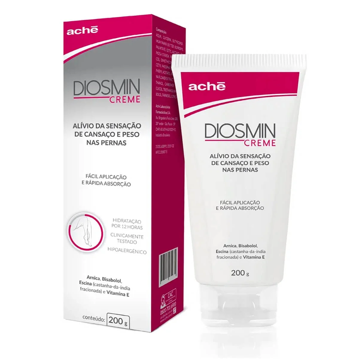 Diosmin Creme para Uso Dermatológico Bisnaga 200g