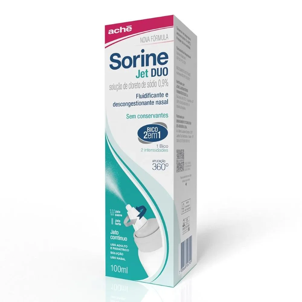 Sorine Ache Jet Duo Jato Contínuo 100ml