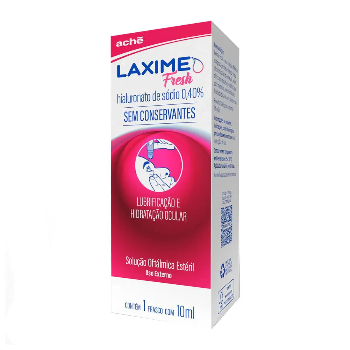 Laxime Fresh Solução Oftálmica 0,40% 10ml