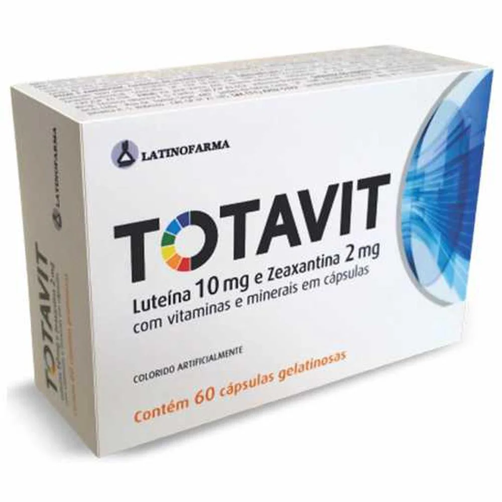 Suplemento Alimentar Totavit com 60 Cápsulas Gelatinosas