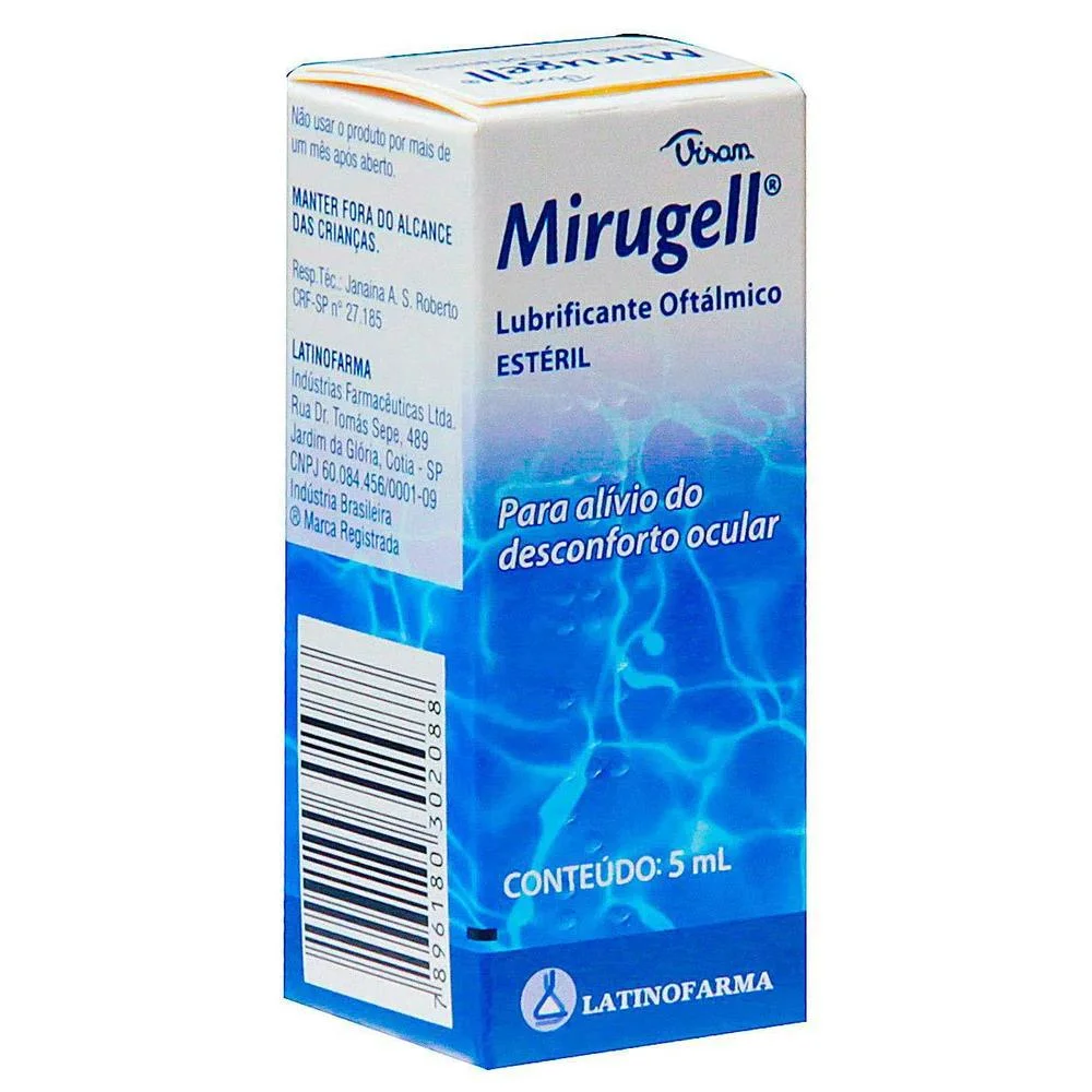 Mirugell Lubrificante Oftálmico 5ml