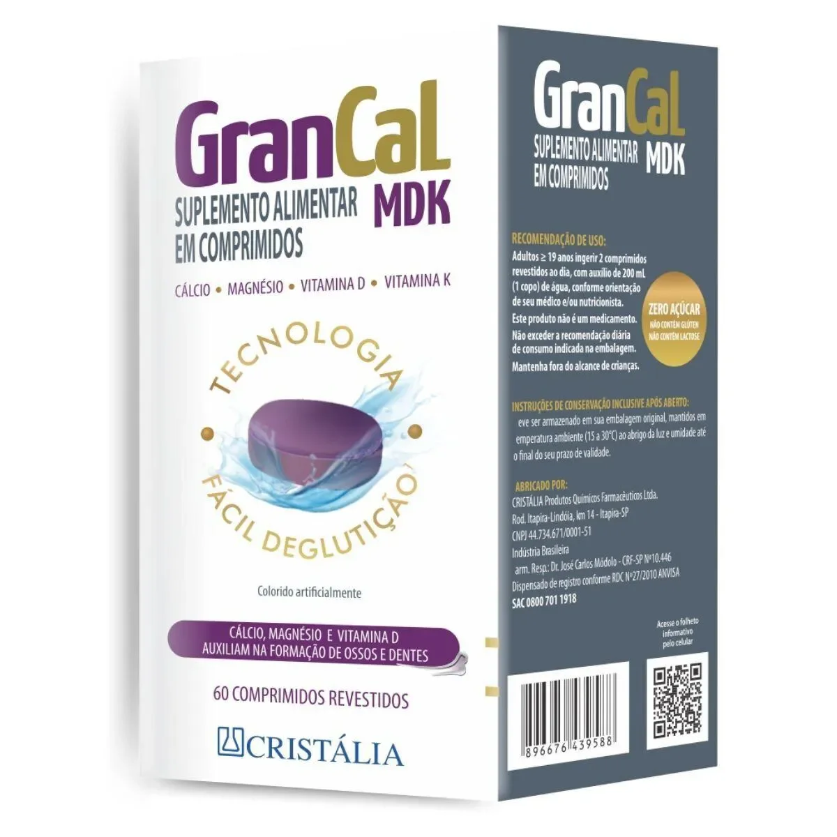 Polivitamínico Grancal MDK 60 Comprimidos