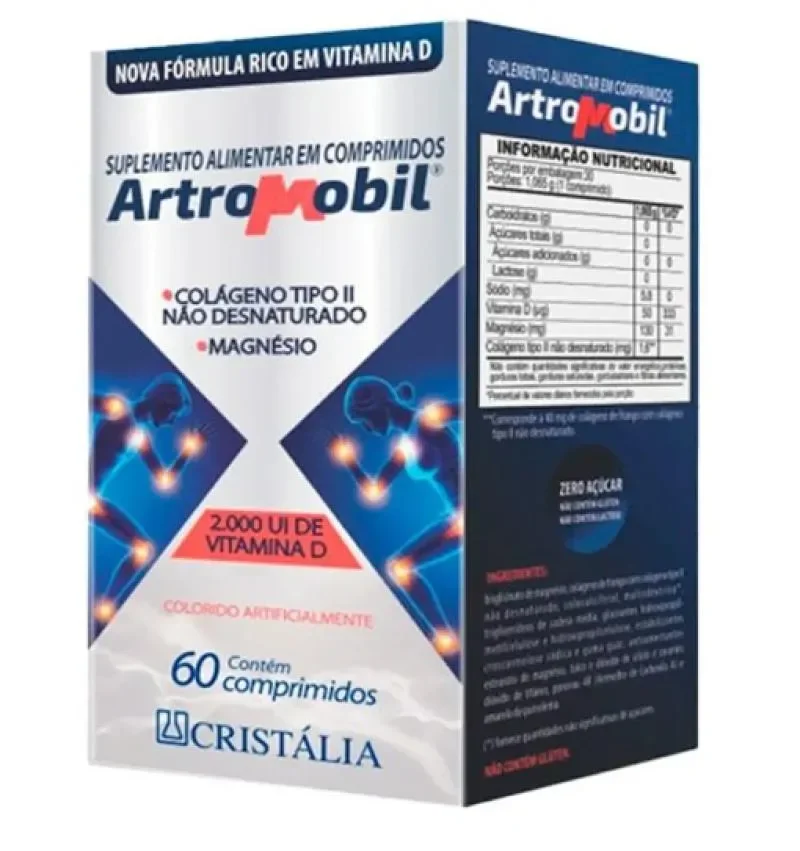 Artromobil Suplemento Alimentar Cristalia 60Cpr