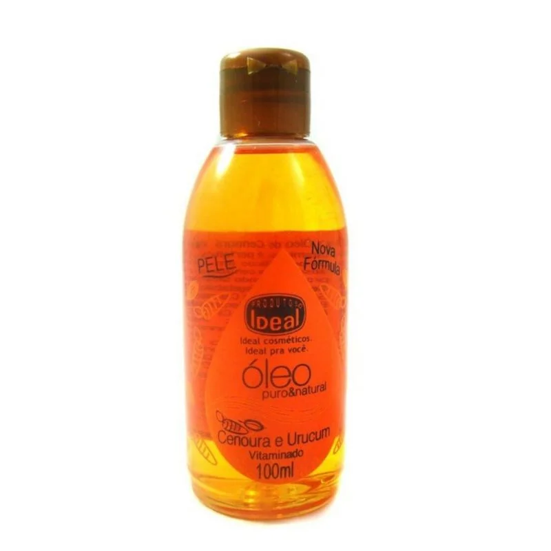 Óleo Puro e Natural Ideal Cenoura e Urucum 100ml