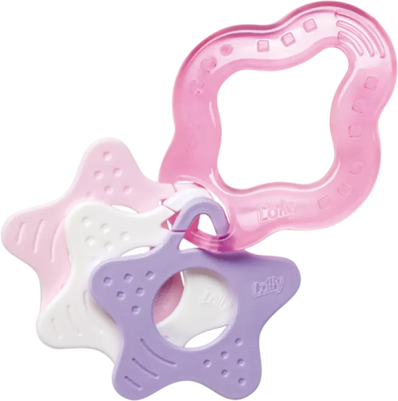 MORDEDOR LOLLY CLEAN C7041-01 ESTRELA ROSA
