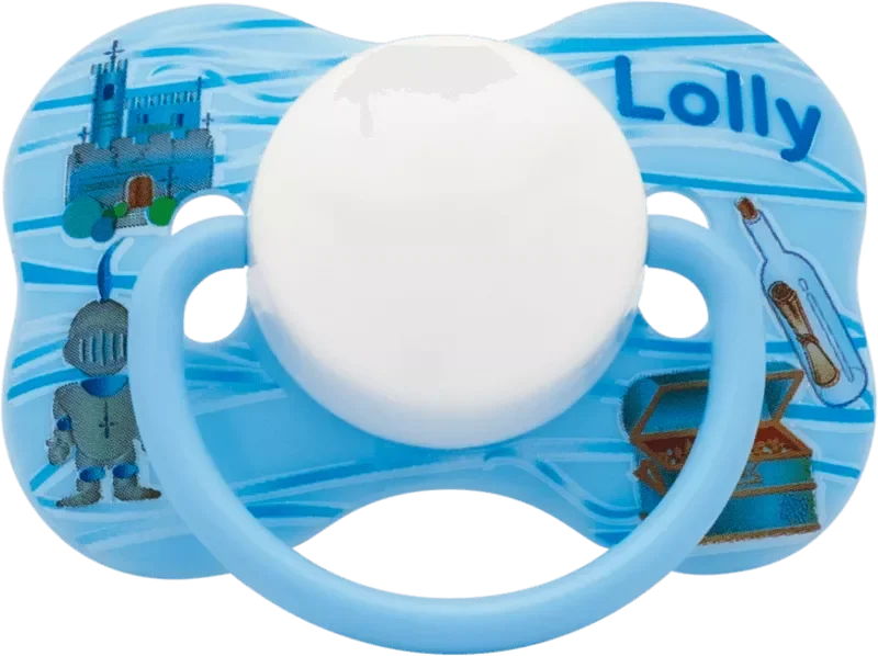 CHUPETA LOLLY ZOO BORBOLETA C4515-01-M Nº2 ORTODÔNTICA SILICONE AZUL