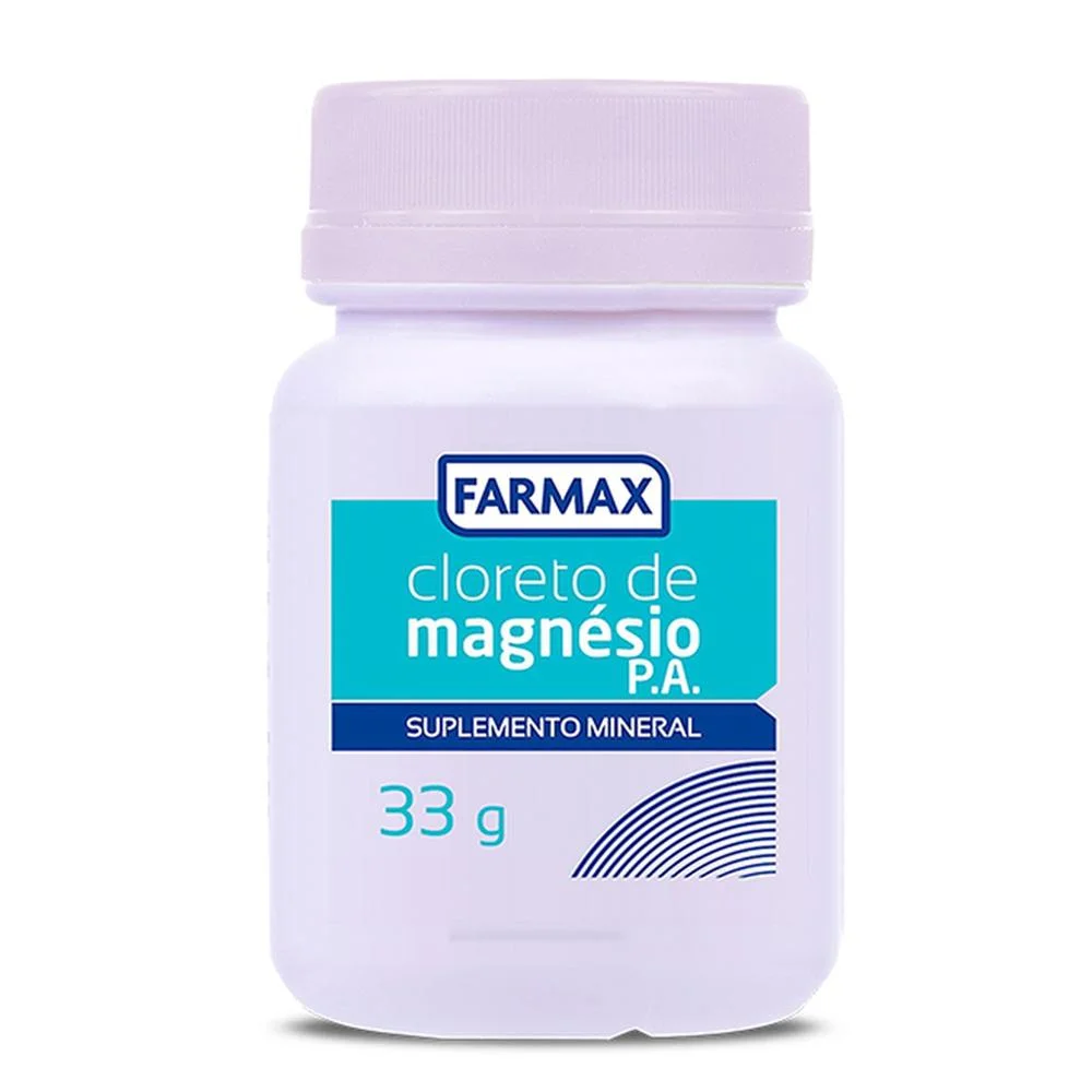 Suplemento Mineral Cloreto de Magnésio P.A. Farmax 33g