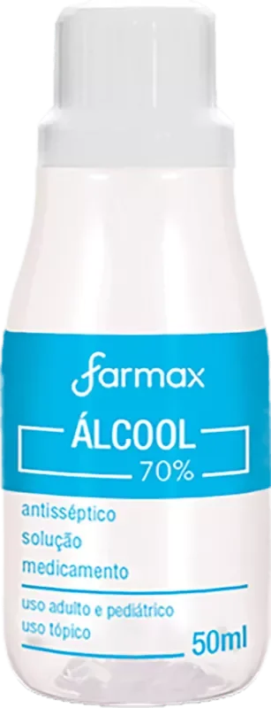 ÁLCOOL FARMAX 050ML 70%