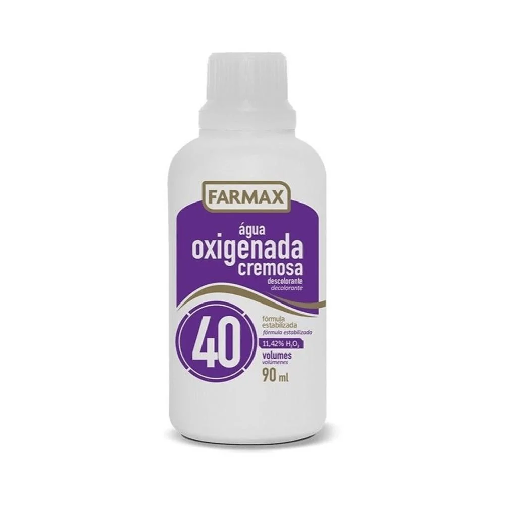 Água Oxigenada 40 Volumes Farmax Cremosa 90ml