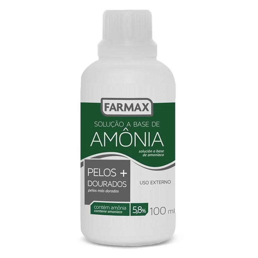 Solução a Base de Amônia Farmax 100ml