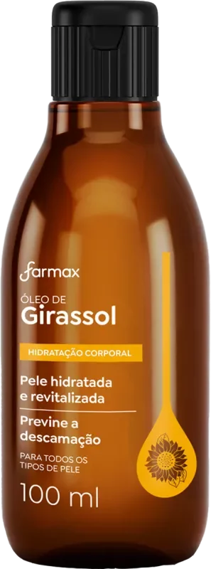 ÓLEO CORPORAL FARMAX 100ML GIRASSOL