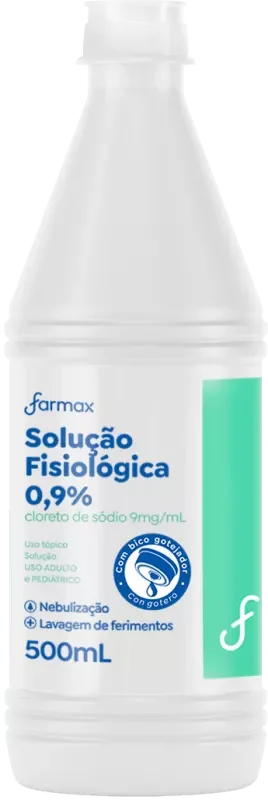 SORO FISIOLÓGICO FARMAX 0500ML