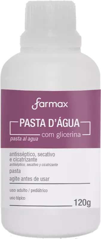 PASTA D'ÁGUA FARMAX 120G GLICERINA