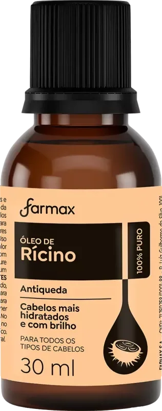 ÓLEO CAPILAR FARMAX 030ML RÍCINO