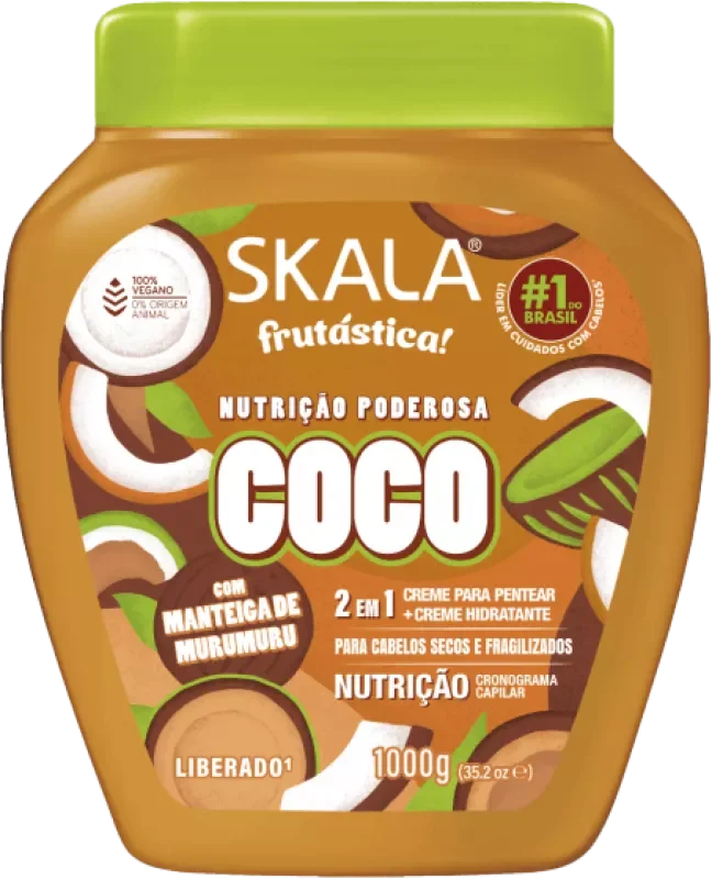 CREME SKALA 1000G FRUTÁSTICA! COCO 2EM1