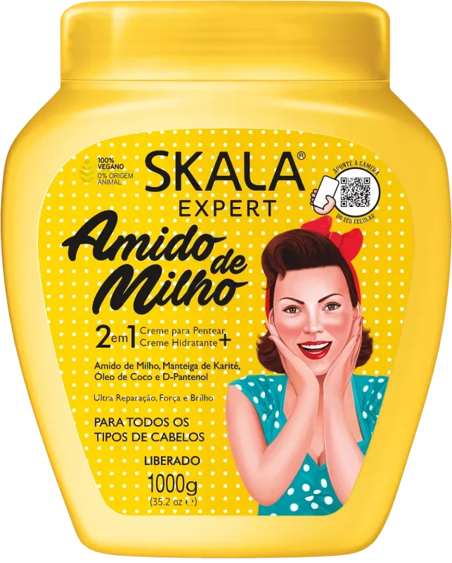 CREME SKALA 1000G AMIDO DE MILHO 2EM1