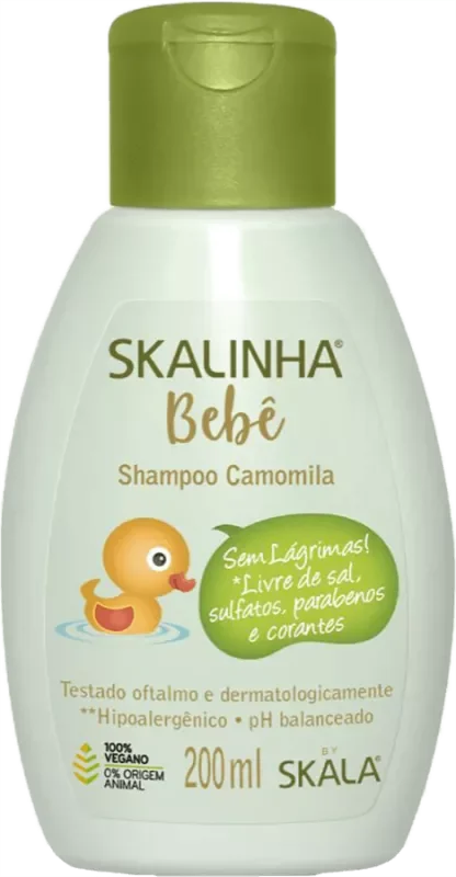 SHAMPOO SKALINHA BEBÊ 200ML CAMOMILA