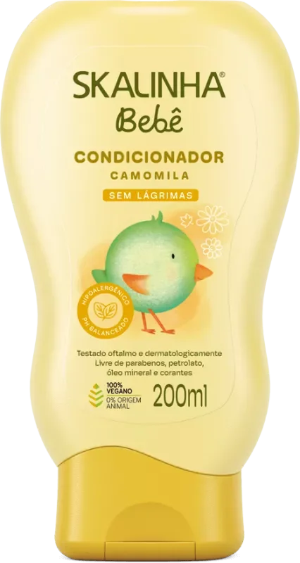 CONDICIONADOR SKALINHA BEBÊ 200ML CAMOMILA