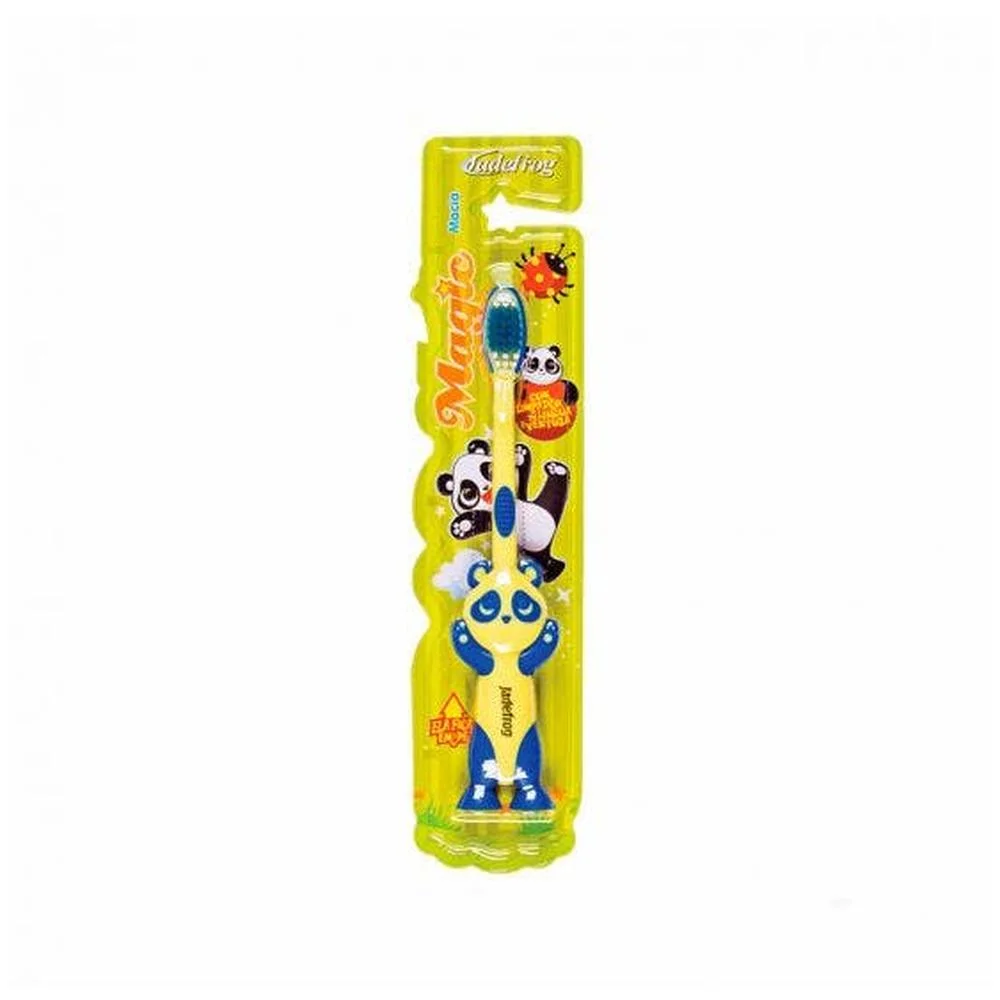 Escova Dental Infantil Jadefrog Magic Macia com 1 Unidade