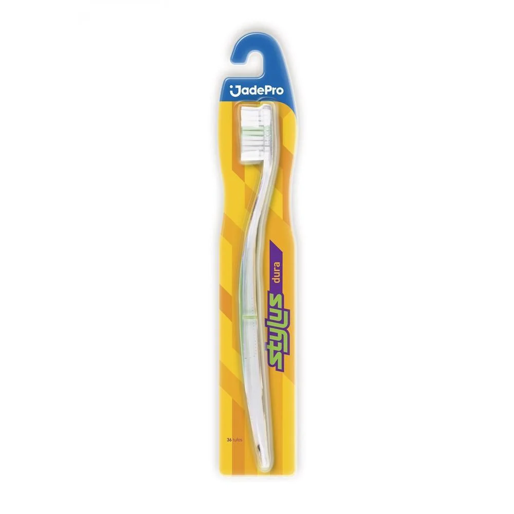 Jadefrog Stylus Escova Dental Dura com 1 Unidade