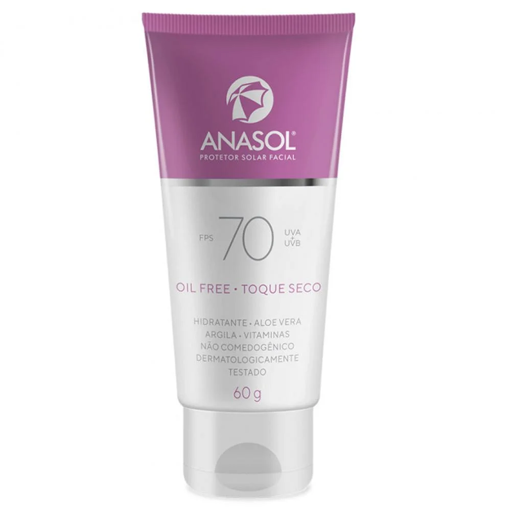 Anasol Clinicals Protetor Solar Facial FPS 70 Oil Free 60g