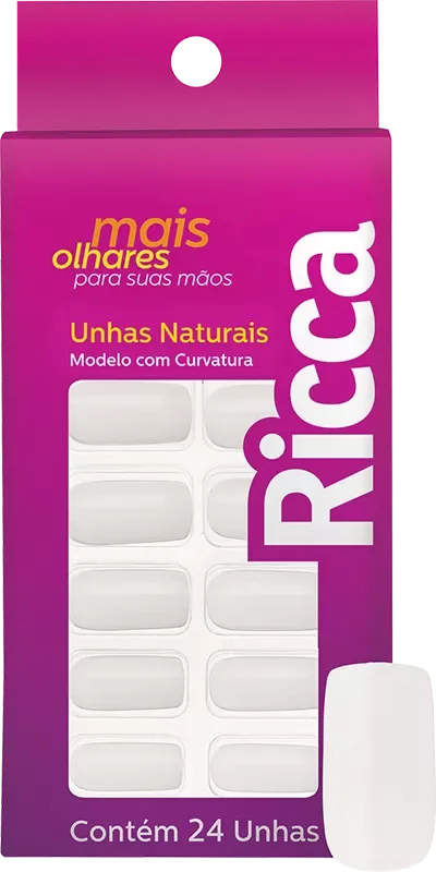 UNHAS POSTIÇAS RICCA 24UN QUADRADO CURVATURA