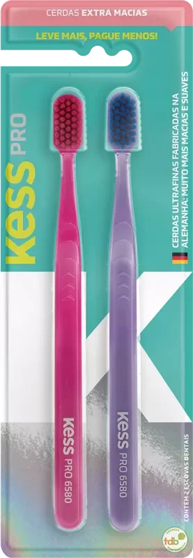 ESCOVA DENTAL KESS PRO 2105 EXTRA MACIA 2UN