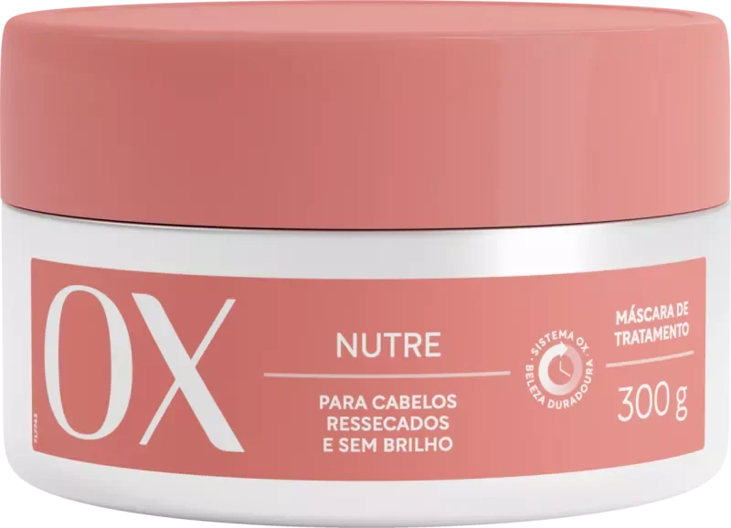 MÁSCARA CAPILAR DE TRATAMENTO OX 300G NUTRE