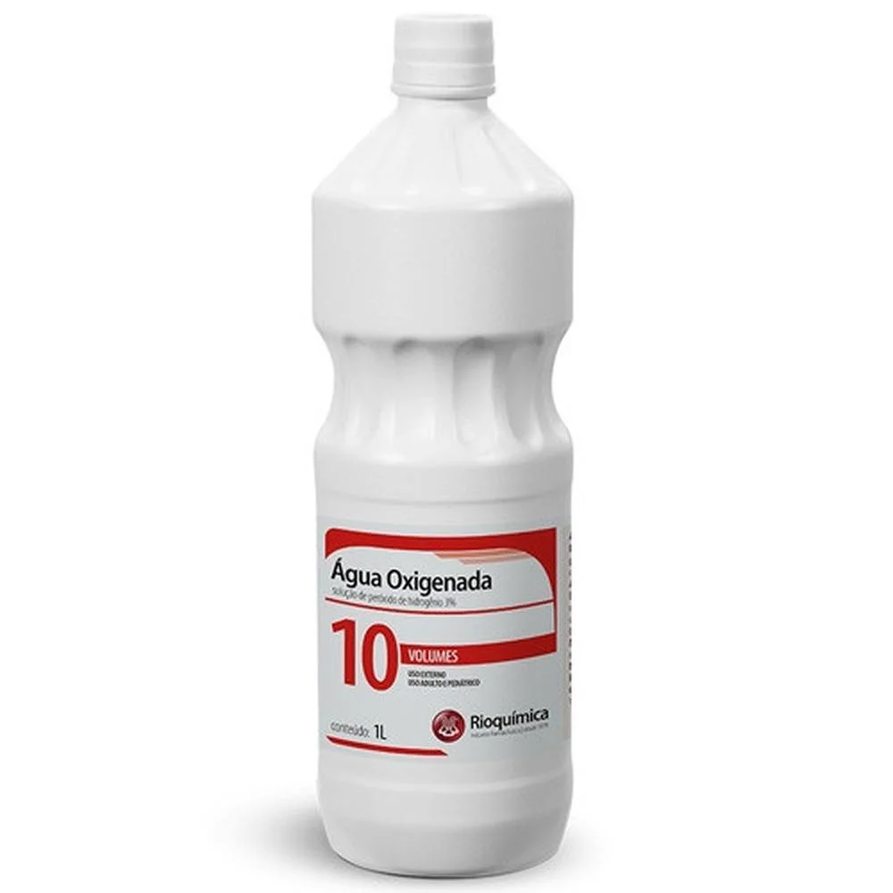 Água Oxigenada 10 Volumes Rioquímica 1L