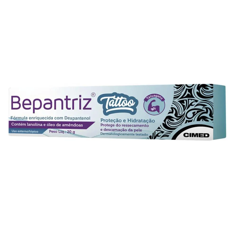 Bepantriz Tattoo Creme de Uso Dermatológico 20g