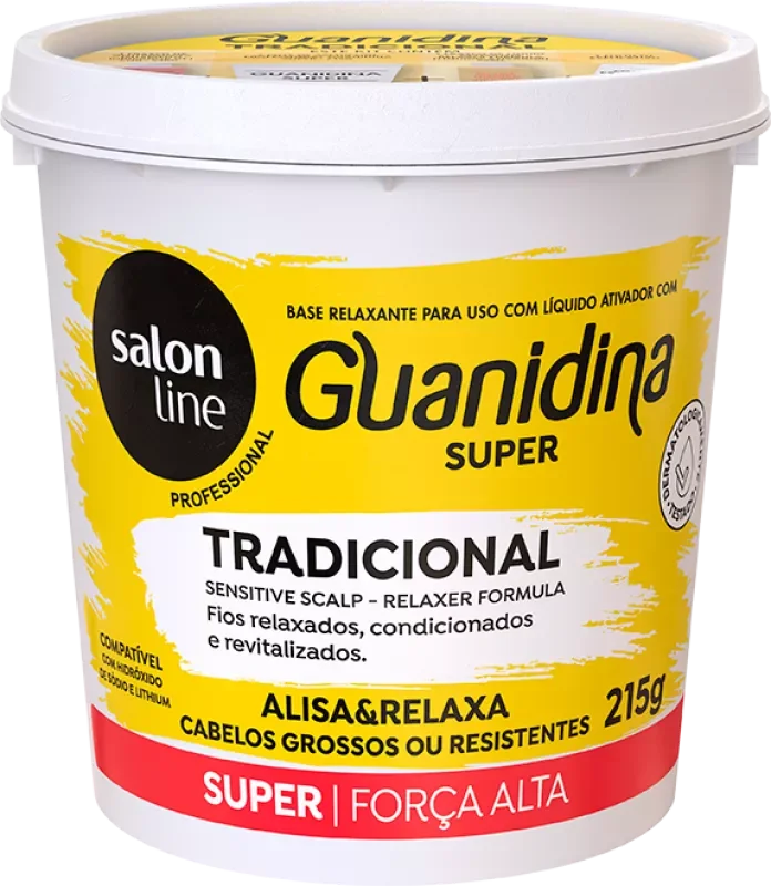 RELAXANTE SALON LINE 215G GUANIDINA TRADICIONAL SUPER