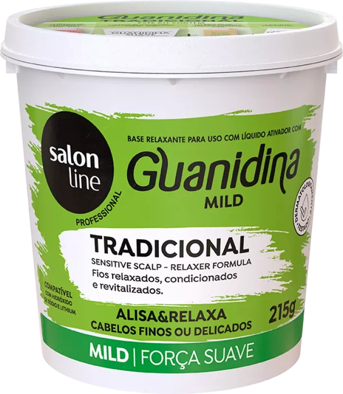 RELAXANTE SALON LINE 215G GUANIDINA TRADICIONAL MILD