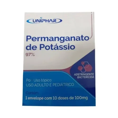 Permanganato de Potássio 100mg Uniphar Envelope 10g