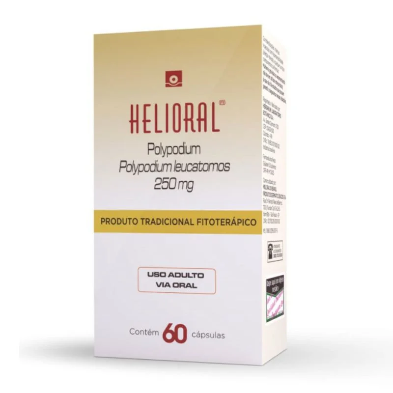 Helioral Polypodium Leucotomos 250mg 60 cápsulas