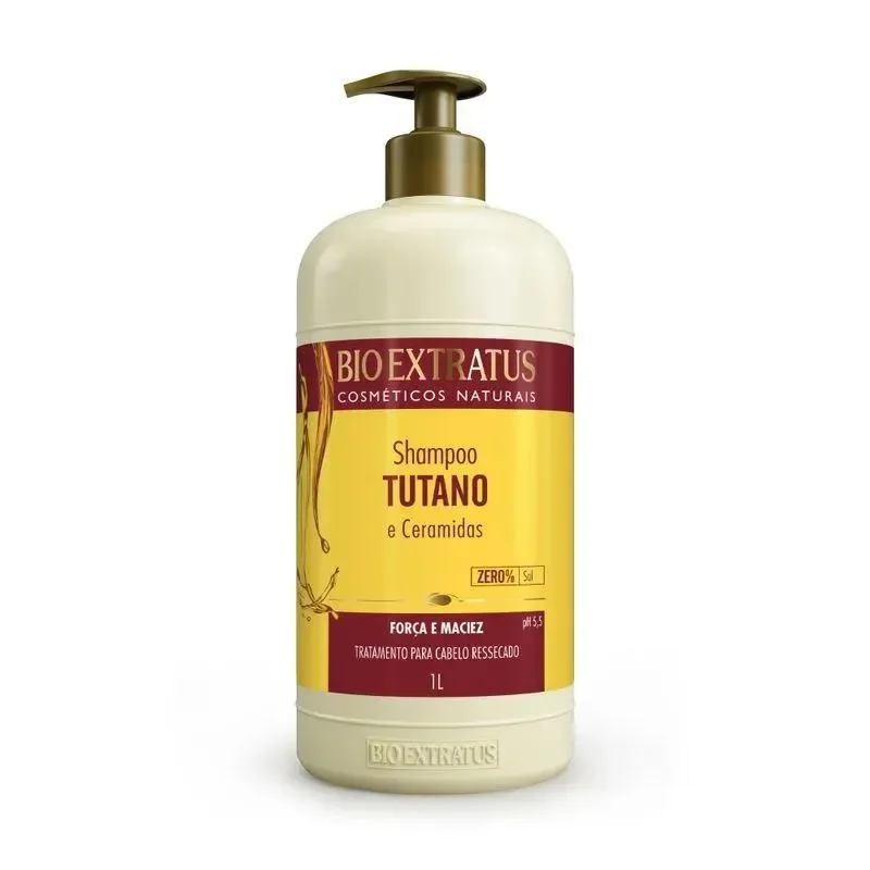 Shampoo Limpeza Suave Tutano 1 Litro Bio Extratus