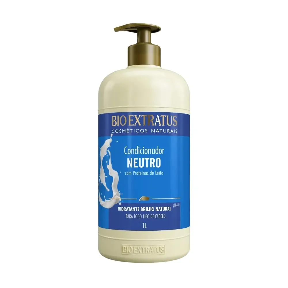 Condicionador Brilho Natural Neutro 1 Litro Bio Extratus