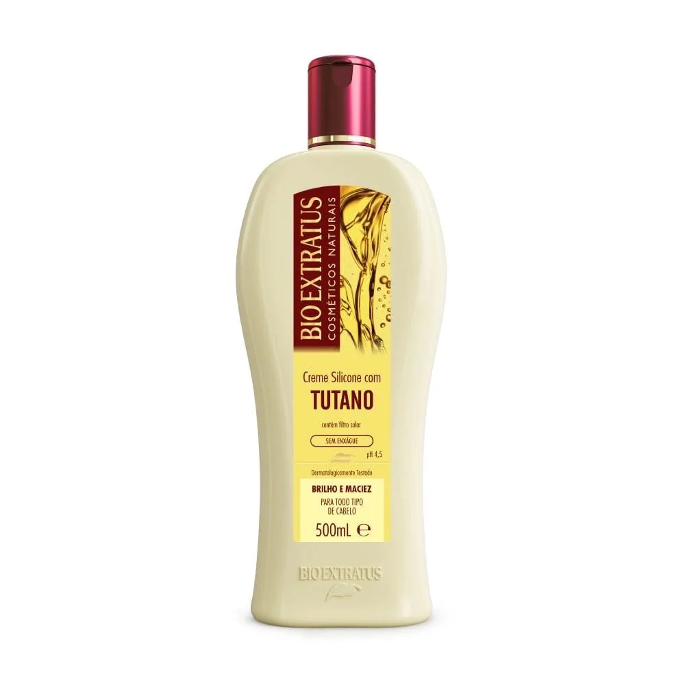 Creme Silicone e Tutano com Filtro Solar Bio Extratus 500ml