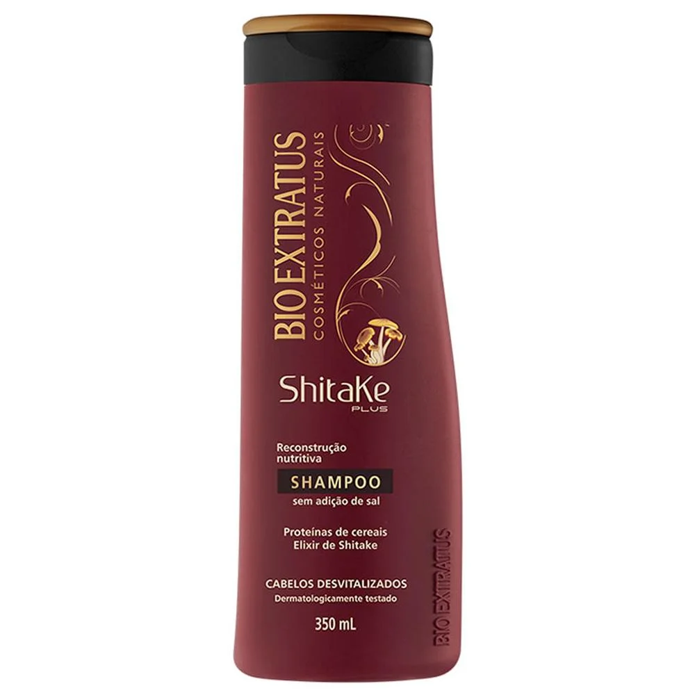 Shampoo Bio Extratus Shitake Plus Cabelos Desvitalizados 350ml