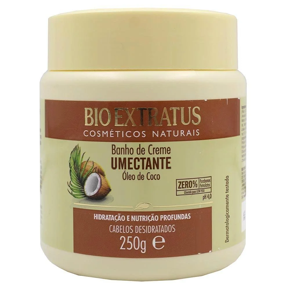 Banho de Creme Umectante Óleo de Coco Bio Extratus 1kg
