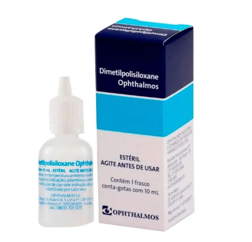 Dimetilpolisiloxane Ophthalmos Colírio 10ml